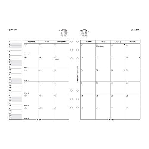 Filofax Month On Two Pages Diary - A5 2016