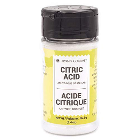 Citric Acid (Anhydrous Granular) 3.4 ounce Jar