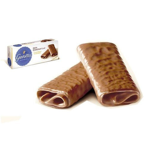 Gavottes Milk Chocolate Crepe Dentelle Cookies 90 gram box, Six by Loc Maria