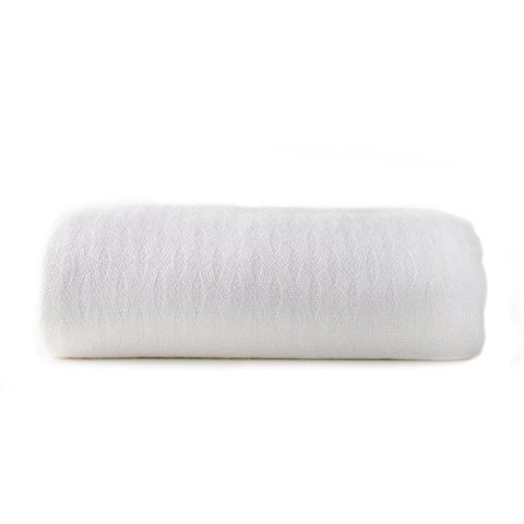 Rayon from Bamboo King/CK Bed Blanket in White