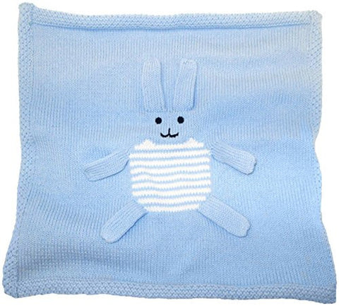 Bunny Security Blanket, Blue