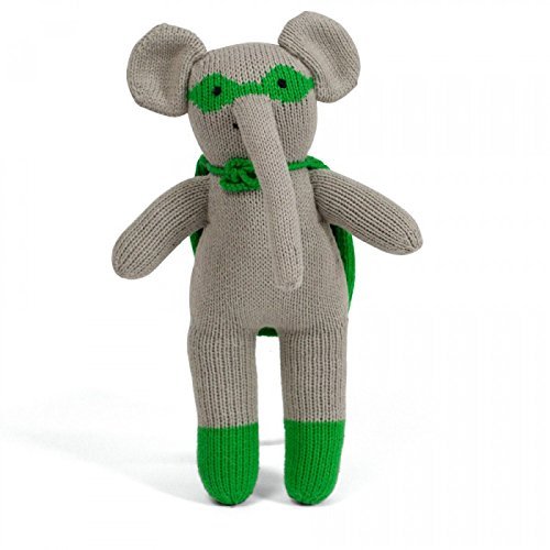 Super Elephant Doll, Grey/Green
