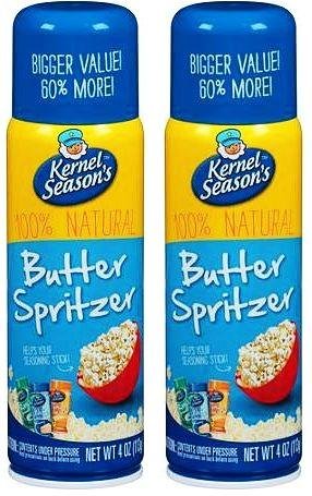 Popcorn Butter Spritzer 4 oz, Pack of 2