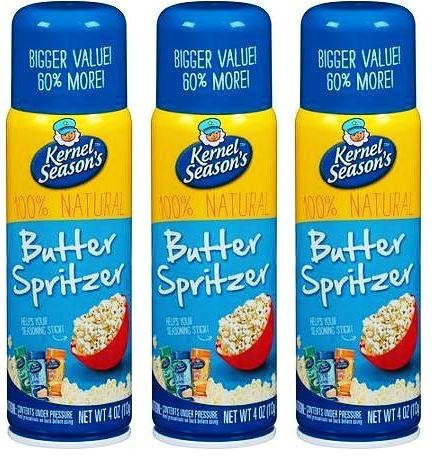 Popcorn Butter Spritzer 4 oz, Pack of 3