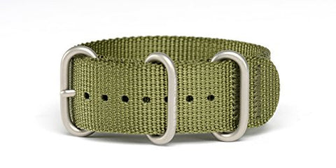 DX3 Nylon 7/8" Forest Matte Stainless Steel