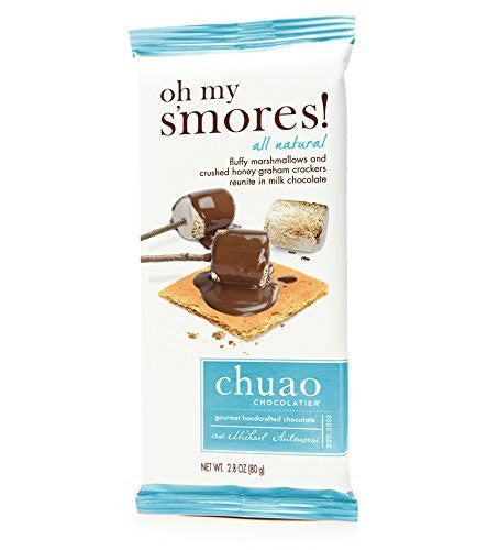 CHUAO CHOCOLATIER, OH MY S'MORES! MILK (W/MARSHMALLOW) BAR 2.8OZ