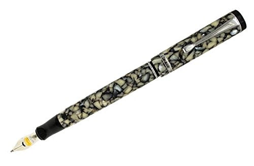 Conklin Duragraph Fountain Pen Cracked Ice - Stub Nib