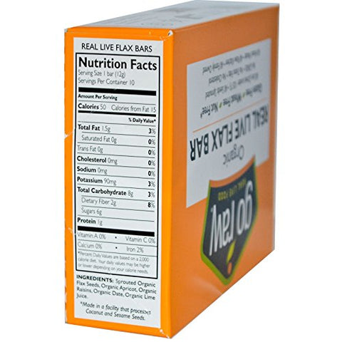 GO RAW Bars Real Live Apricot, .423 oz