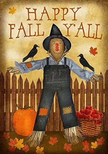 Happy Fall Y'all House Flag