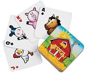 Paper Farm Animal Playing Cards - 12 pcs