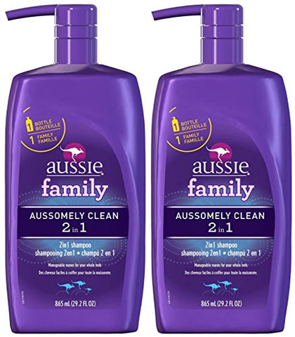 Aussie Shampoo 2N1 Ausomly Clean With Pump - 29.2oz