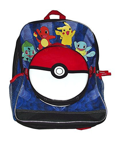 Pokemon "Bust Out" 16" Backpack with Lunch (Poly)