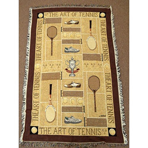Clarke "Art of Tennis" Afghan 3 Ply