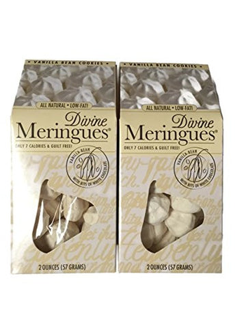 Divine Meringues Vanilla Bean Cookies, 2oz