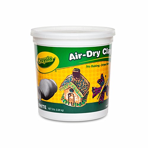 Air-Dry Clay, 5-lb. Bucket - White