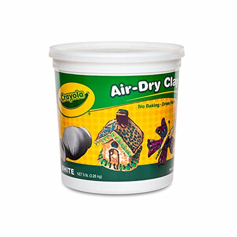 Air-Dry Clay, 5-lb. Bucket - White
