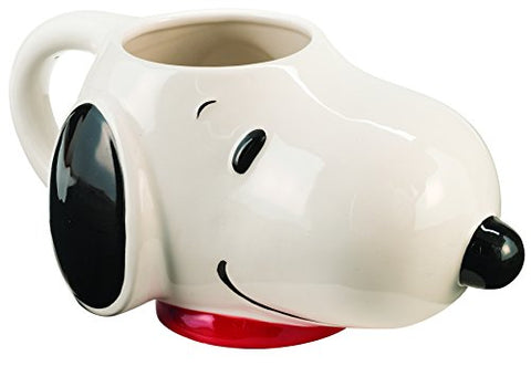 Peanuts Snoopy Sculpted Ceramic Mug, 4 x 8 x 4" h