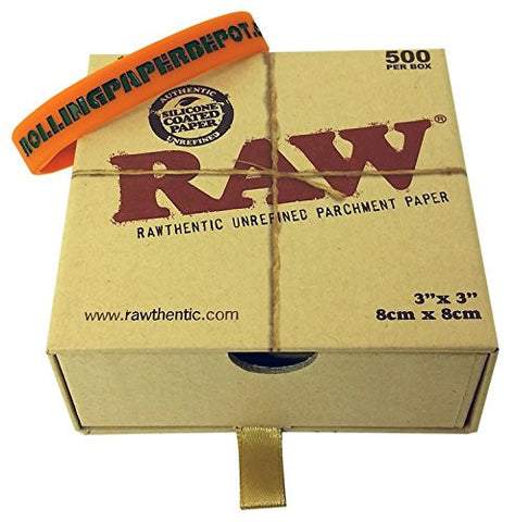 Raw Parchment Squares 3Inch X 3Inch 500 Per Box