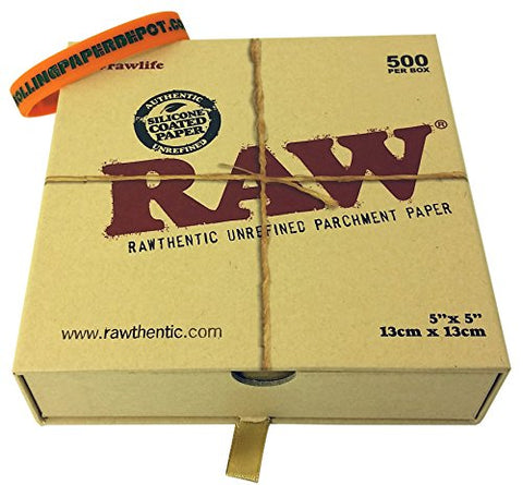 Raw Parchment Squares 5 Inch X 5 Inch 500 Per Box