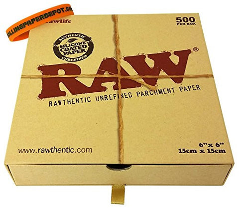 Raw Parchment Squares 6 Inch X 6 Inch 500 Per Box