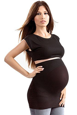 Maternity Built-in Support BellyBand - Black, Large/XL