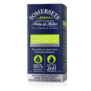 Somersets Sensitive Shave Oil, 1.2 oz