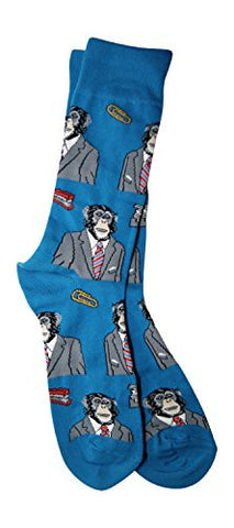 Men's Socks Monkey Biz Crew, Blue