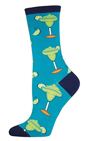 Women's Margaritas Socks, Lagoon