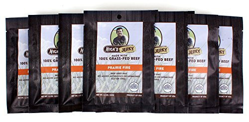 100% Grass Fed Beef Jerky - Prairie Fire