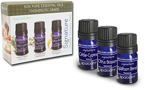 Sensory Pack – Signature Blends 5ml Cedar-Cypress, Citrus Blossom and SpaRoom Blend