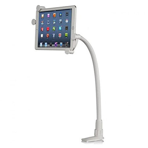 i-Static Universal Tablet Stand Desktop Clamp Holder 360 Degree Bedside Firm White