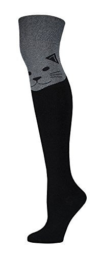 Womens Over the Knee "Cat", Heather Gray