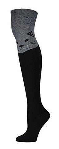 Womens Over the Knee "Cat", Heather Gray