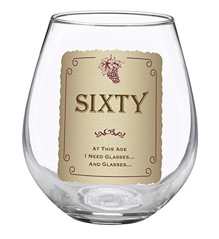 Sixty Stemless Wine Glass