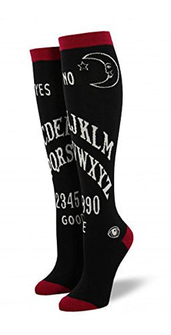 Women's Spirit Board Knee High Socks, Black