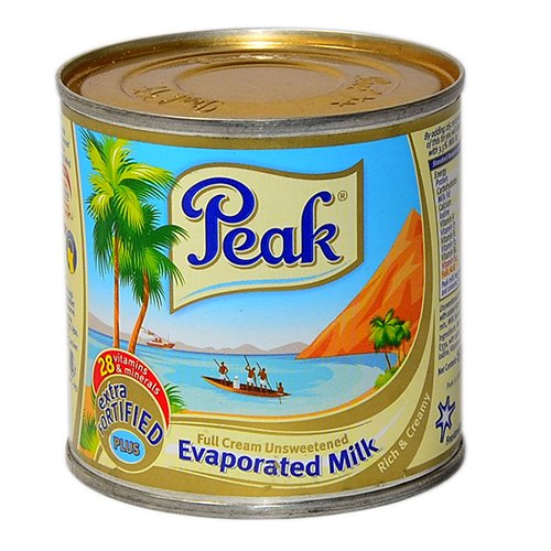 Peak Unsweetened Evaporated Milk, Can 13oz