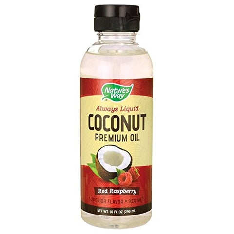 Coconut Oil Red Raspberry, Liquid (Nutr. Facts) 10 Oz
