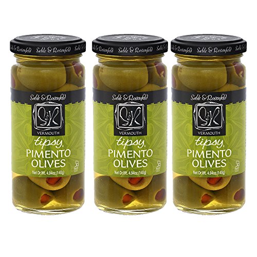 Sable & Rosenfeld Vermouth Tipsy Olives in Jar, 4.94 oz