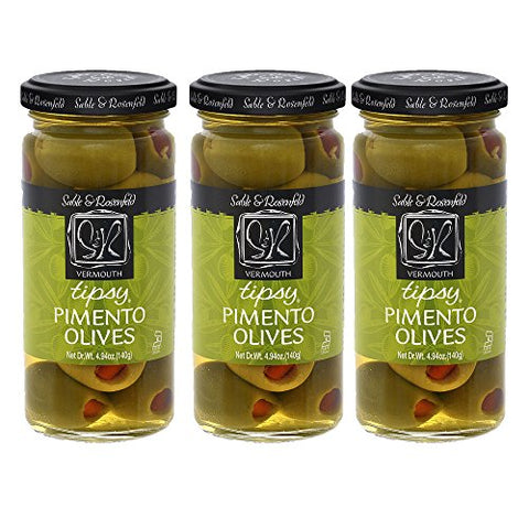 Sable & Rosenfeld Vermouth Tipsy Olives in Jar, 4.94 oz