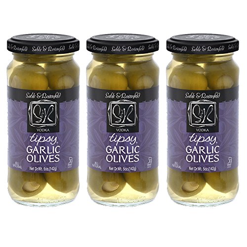 Sable & Rosenfeld Vodka Garlic Tipsy Olives, 5 oz