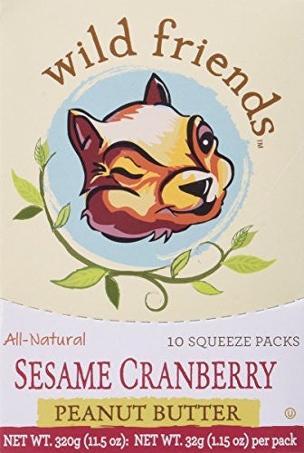 Sesame Cranberry Peanut Butter 1.15 oz Packets