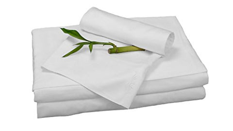 Rayon from Bamboo Cal King Sheet Set in White