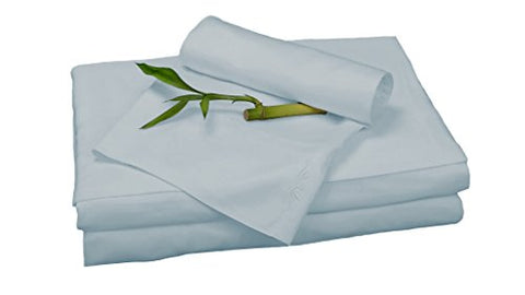 Rayon from Bamboo Cal King Sheet Set in Sky