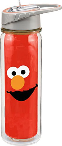 Sesame Street Elmo 18 oz. Tritan Water Bottle, 3 x 4 x 10" h