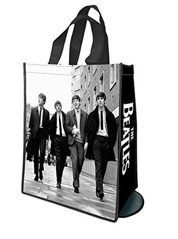 The Beatles Packable Shopper Tote, 13 x 8 x 17" h