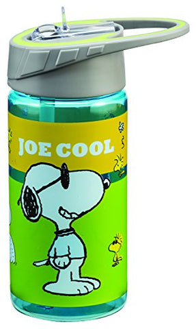 Peanuts Joe Cool 14 oz. Tritan Water Bottle, 3 x 4 x 7" h