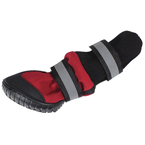 American Kennel Club- Paw Tech All Weather Boot Large 3", Red