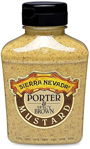 Sierra Nevada Porter & Spicy Brown Mustard-Plastic Squeeze Bottle 9oz