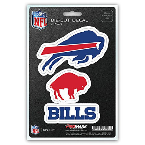 Buffalo Bills Standard Team Decal 3-Pack