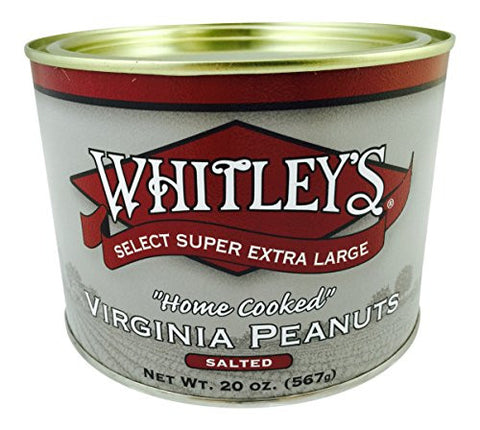 Whitley's - “Home Cooked” Salted Peanuts, 20 oz. Tins
